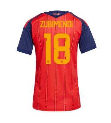 Spanien Martin Zubimendi #18 Hjemmebanetrøje Dame VM 2026 Kortærmet